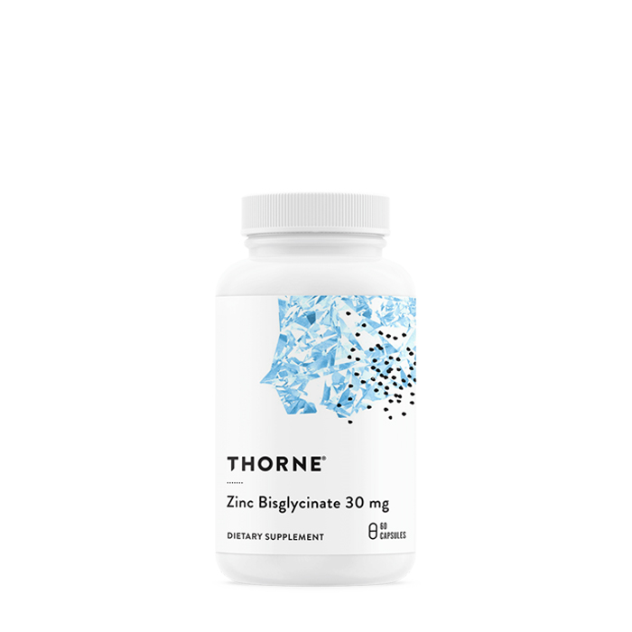Thorne Zinc Bisglycinate 30mg 60 Servings Buy now with AfterPay.